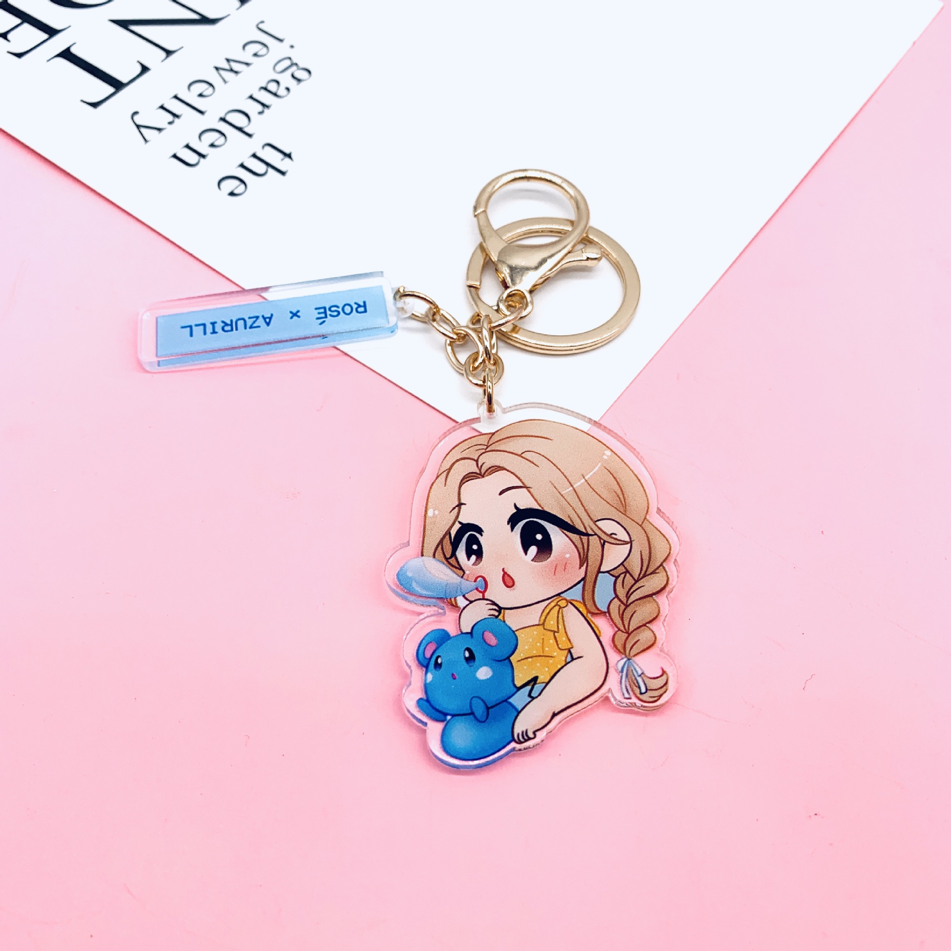 Móc khóa Blackpink chibi Thần Tượng Kpop nhựa Acrylic