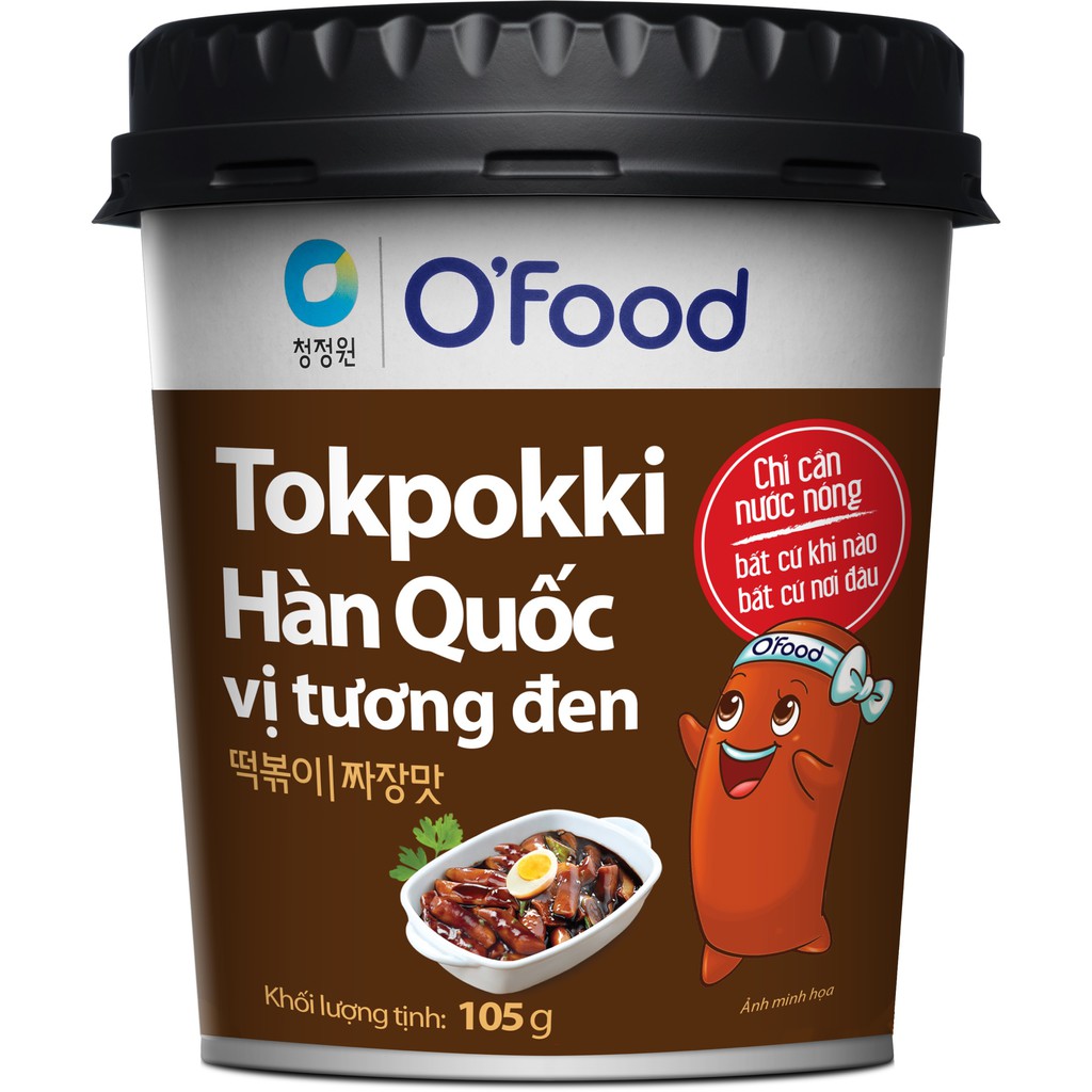 Tokpokki Hàn Quốc O'Food các vị (105g)