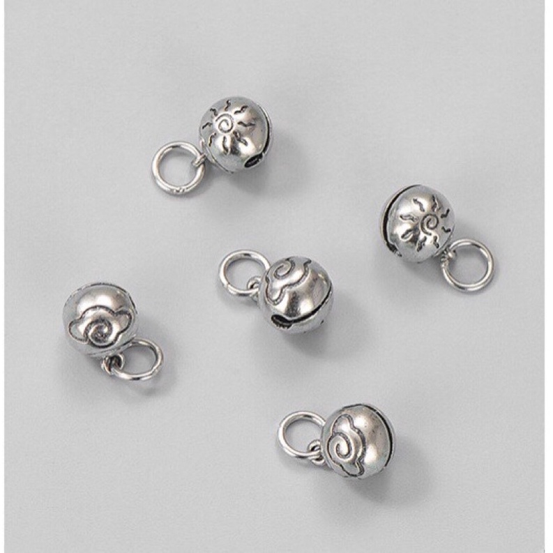 [S925] Charm chuông họa tiết - MH621