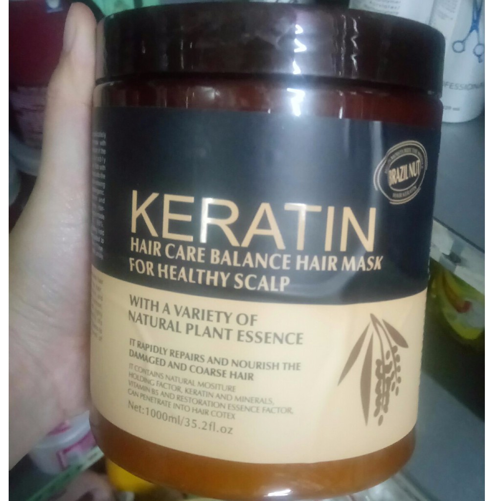 hấp dầu keratin nâu 1000ml