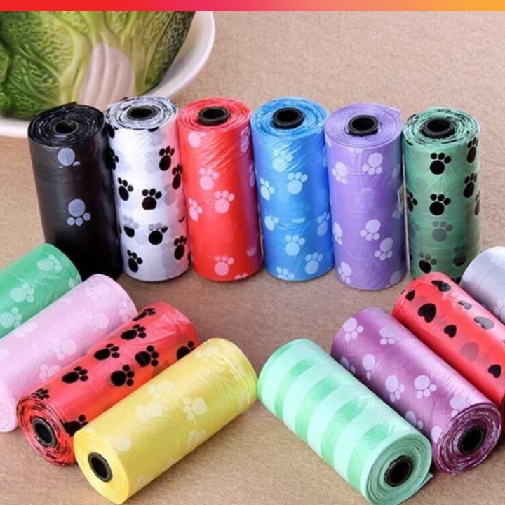 Cuộn Rác Túi Nilon Dọn Phân Cho Thú Cưng Chó Mèo - Leon Pet Store
