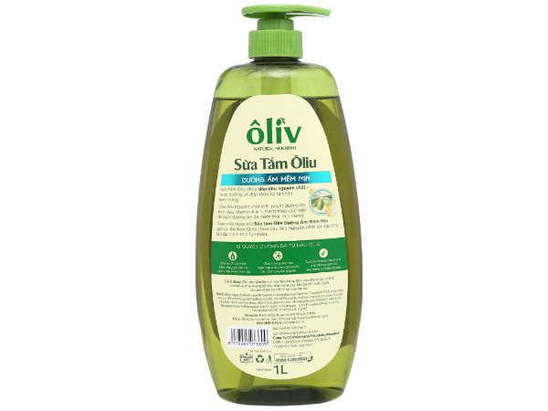 Sữa Tắm Ôliu Dưỡng Ẩm Mềm Mịn 1L