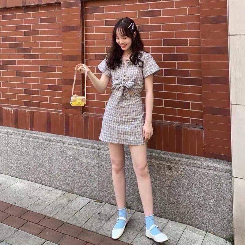 Set caro cột nơ siêu xinh 🌵