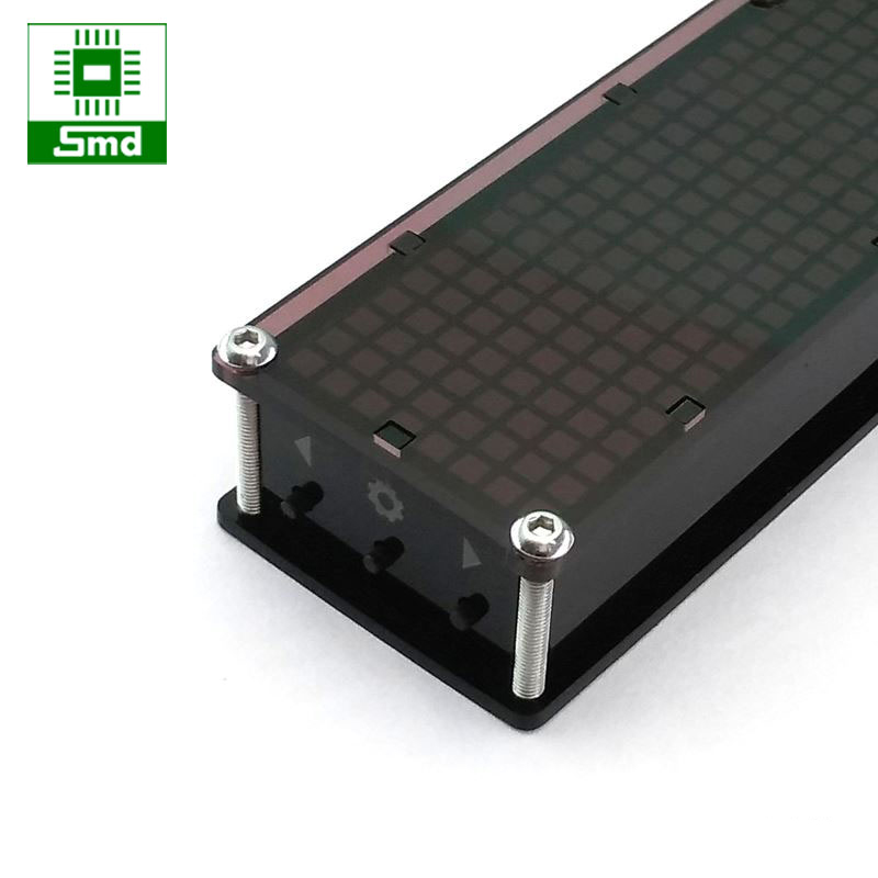 Đồng hồ led Matrix 8x40 V2 - Xanh dương