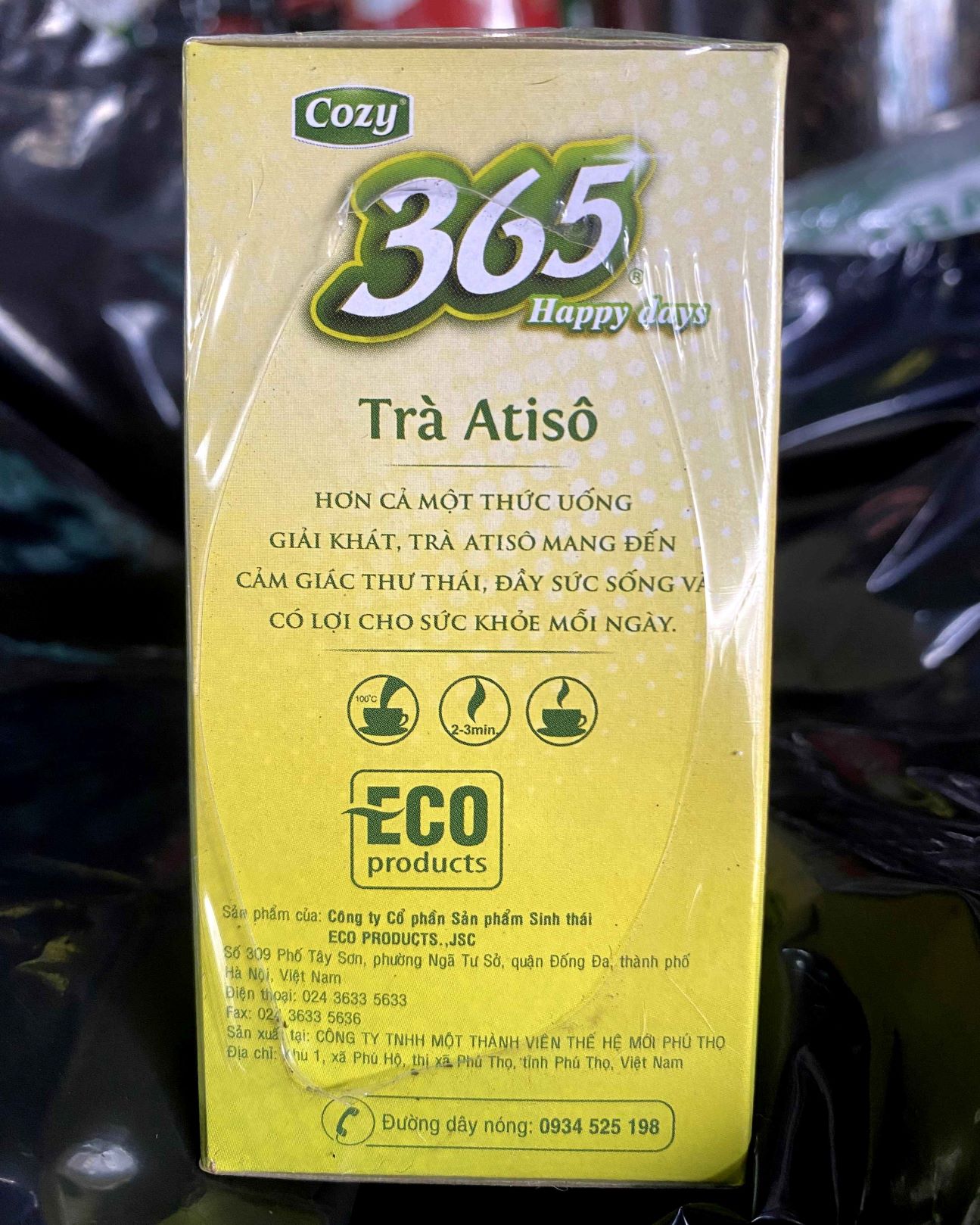 Tea atiso cozy 365 happy days 50g ( 25 bag x 2G)