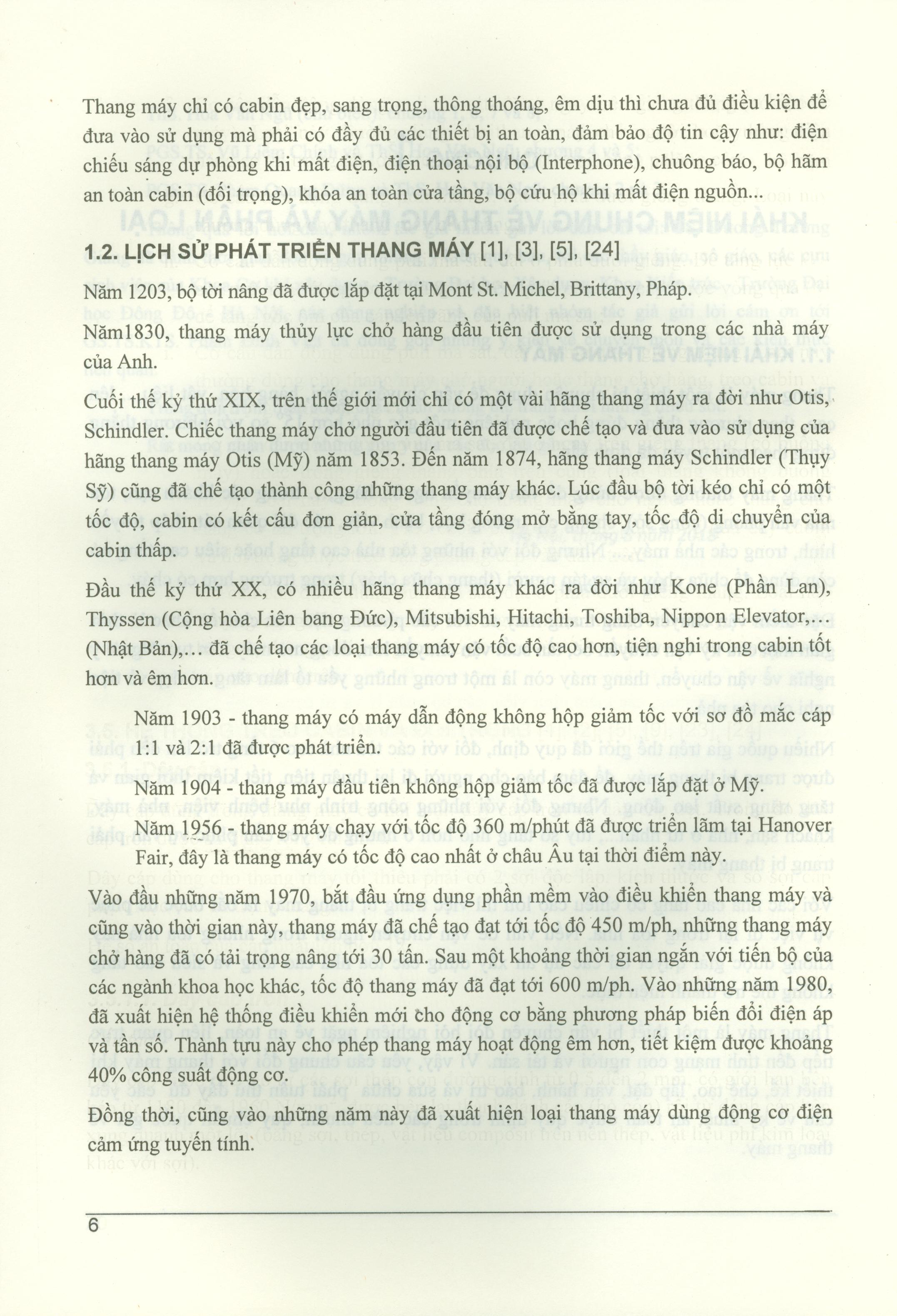 Thang máy và Thang cuốn