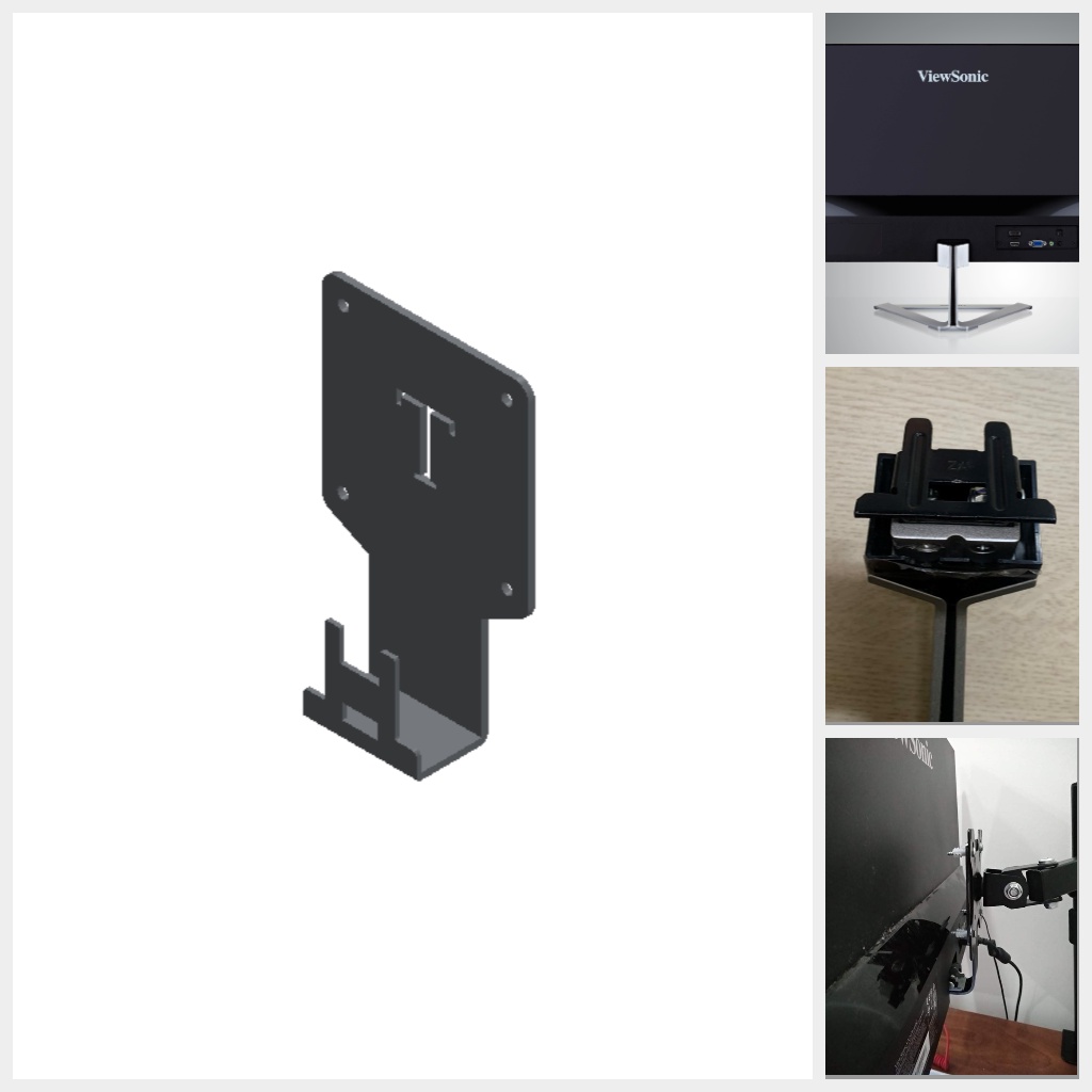 VESA ADAPTER (kèm đủ ốc) màn hình VIEWSONIC VX2776, VX2476