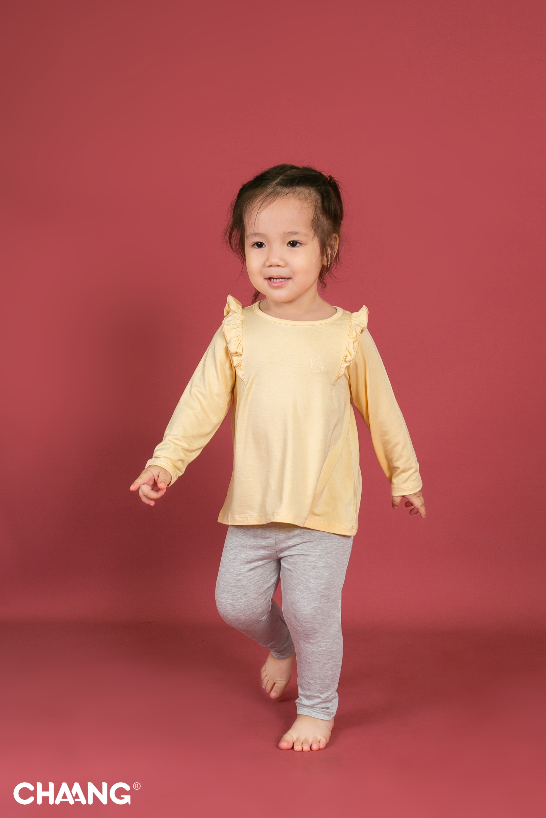 [CHAANG] Quần Legging cho bé Park ghi xước Chaang