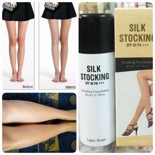 Tất phun Hàn Quốc Silk Stocking 80ml  (Da sáng)