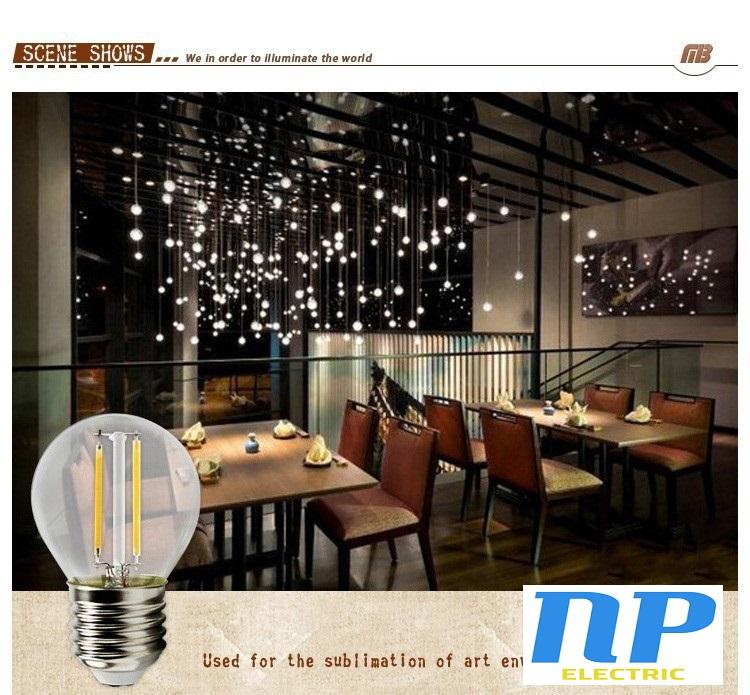 BÓNG ĐÈN LED EDISION 4W TRÁI CHANH - G45 - ĐÈN TRANG TRÍ