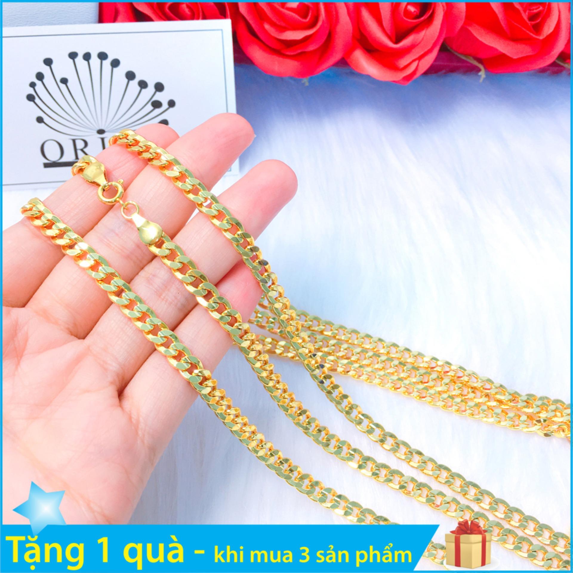 Dây chuyền, dây đeo cổ , dây chuyền nam, dây chuyền nữ phen lật bền màu thiết kế thời trang Orin D4667