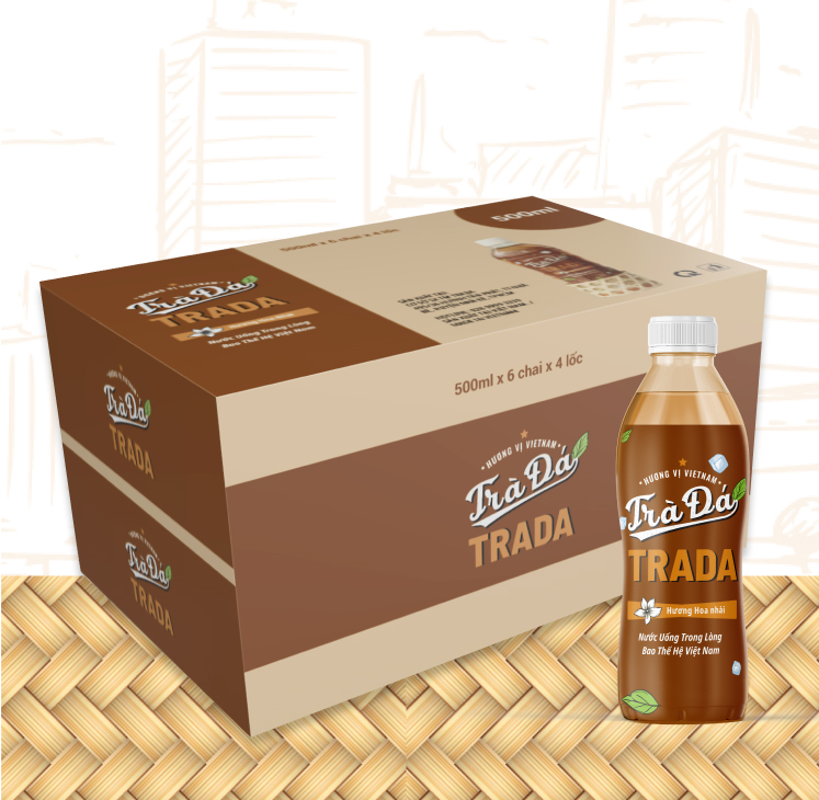 Trà Đá Đóng Chai TRADA (1 chai 500ml)