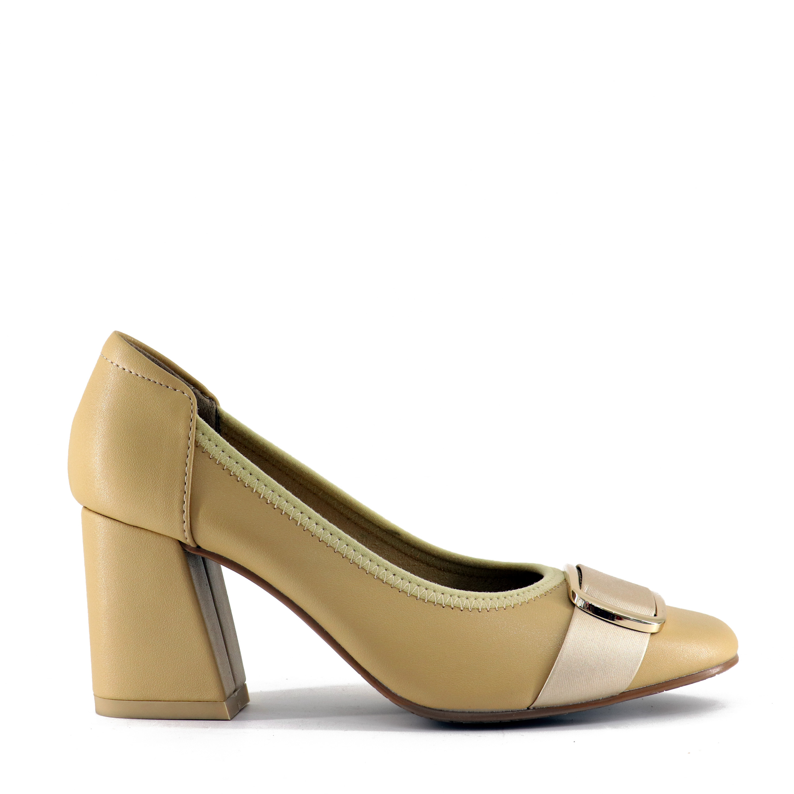 Giày Cao Gót Công Sở 7cm Bata 751-8115 - Màu Be
