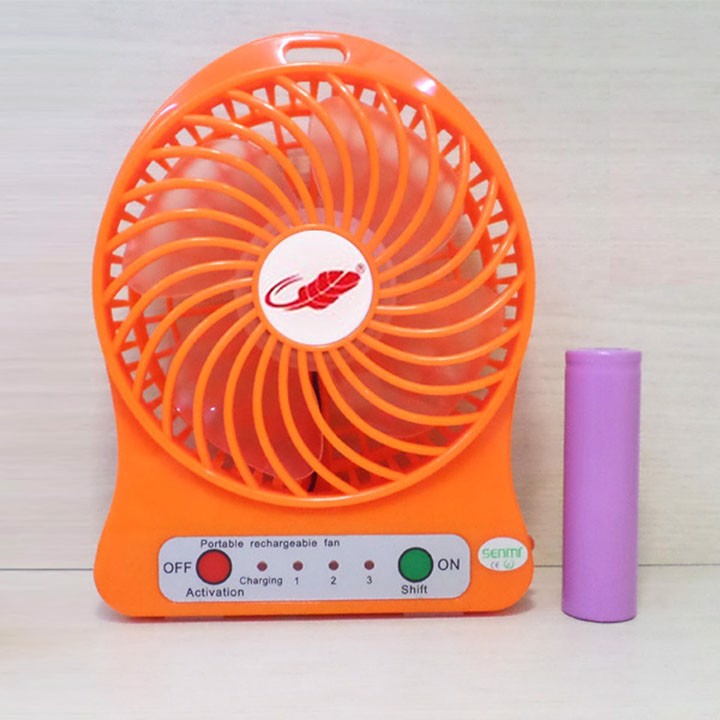 QUẠT PHẢN LỰC 3 TỐC ĐỘ MINI [CÓ PIN]