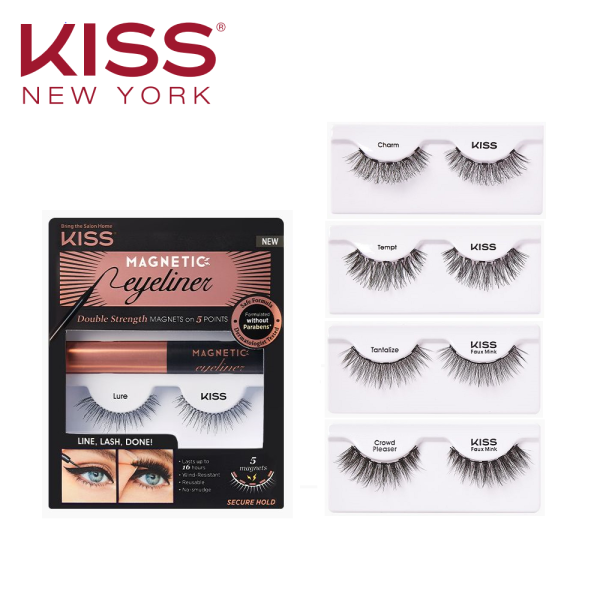 Mi Giả Nam Châm Kiss New York Magnetic Eyeliner & Lash Kit