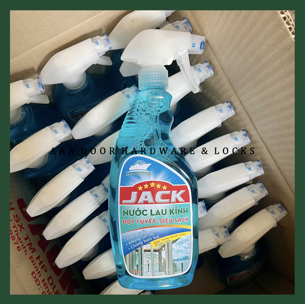 Nước lau kính JACK 650ml - Nước Rửa Kiếng siêu sạch