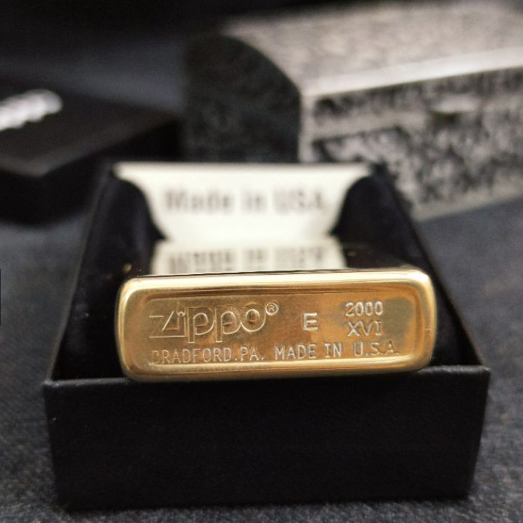 [HCM]Bật lửa Zippo Đồng Nguyên Khối mẫu trơn