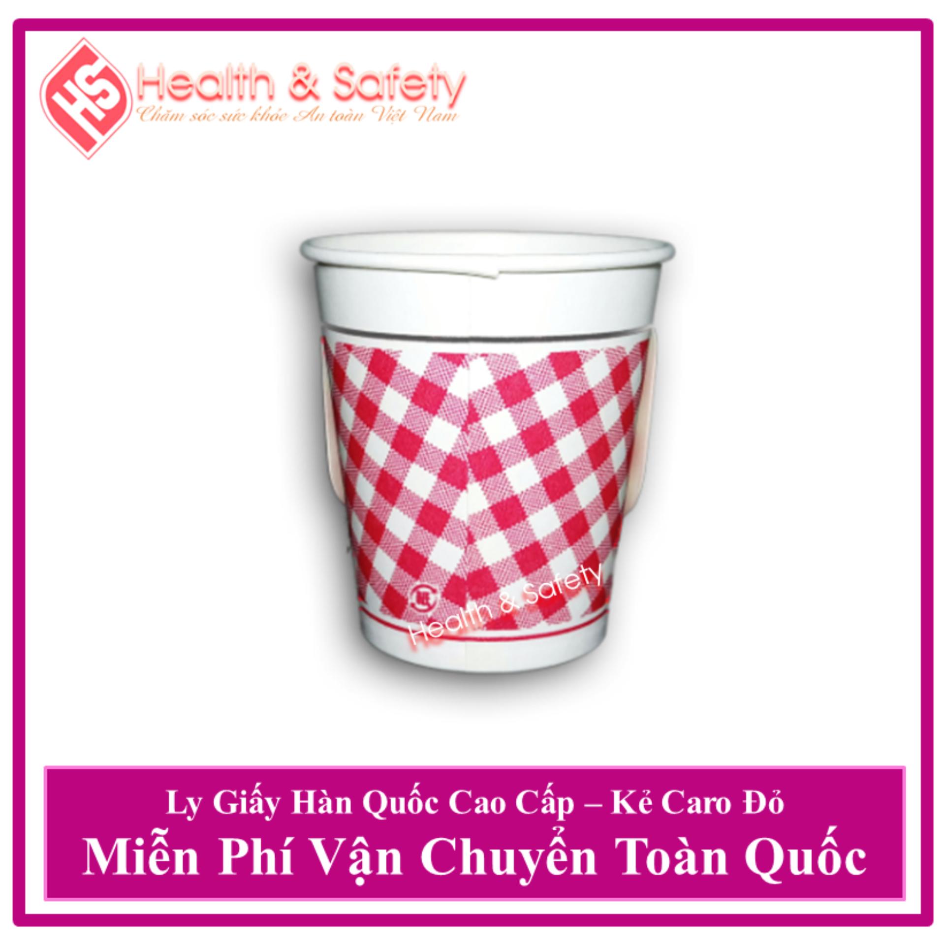 Combo 500 ly giấy Hàn Quốc 7OZ ( Kẻ Caro )