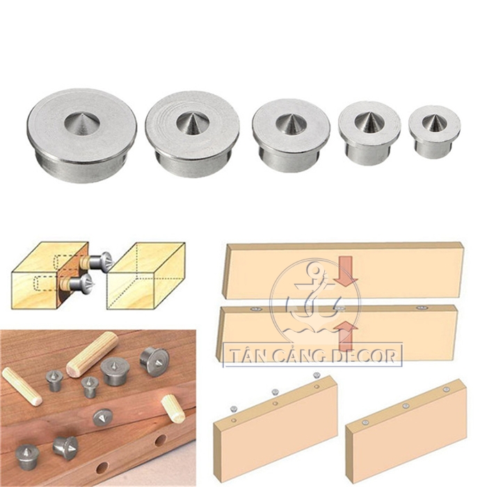 Bộ Chốt Lấy Tâm Gỗ Inox