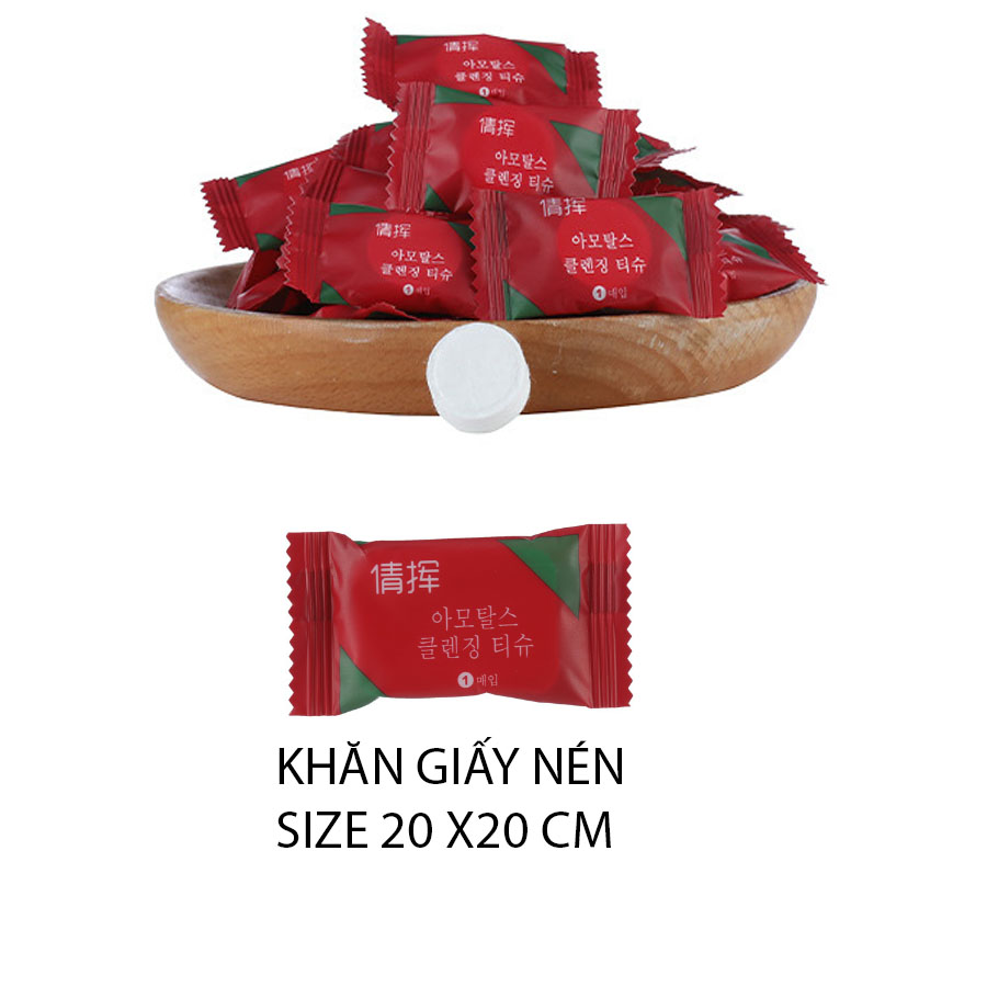 Khăn Nén, Khăn giấy nén - Gói 20 cái