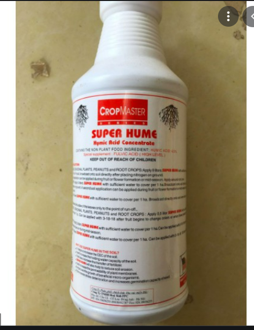 Phân Bón Lá Super Hume Chai 1000ml