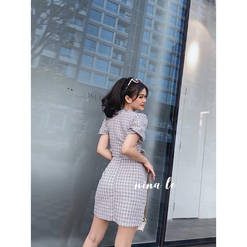 Set caro cột nơ siêu xinh 🌵