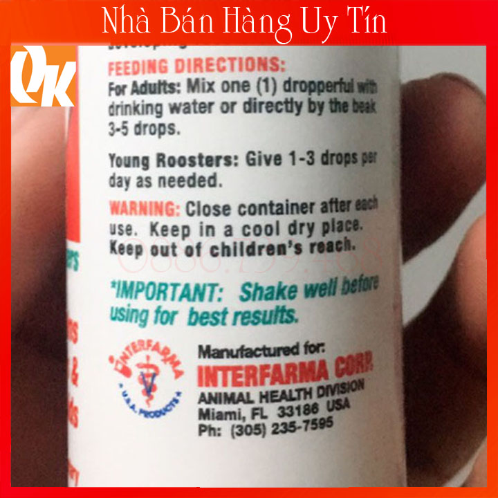 Super Tron B12 60ml-Nuôi Gà Chế Độ Đá