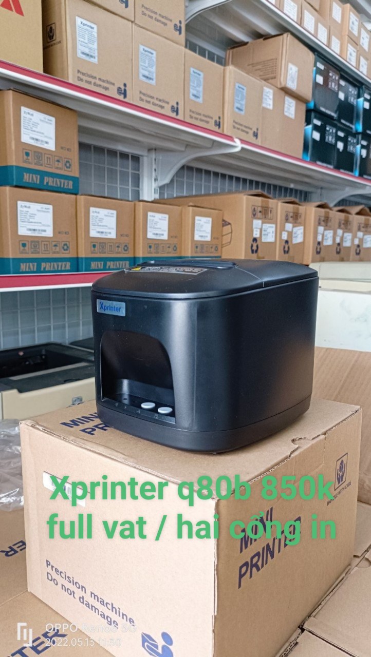 máy in nhiệt khổ 80mm xprinter Q80b cổng usb