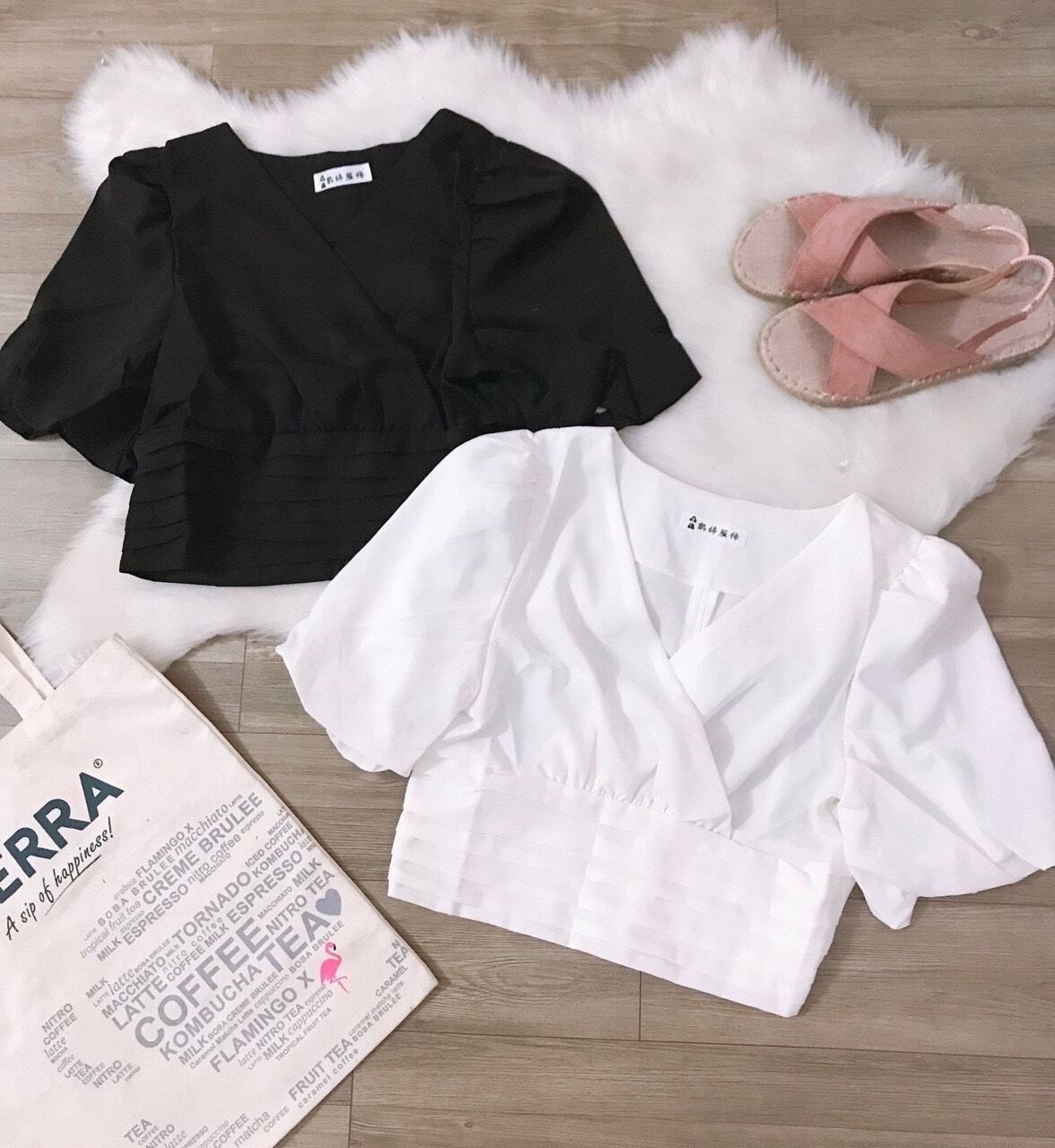 [HCM]ÁO VOAN CROPTOP ĐẸP