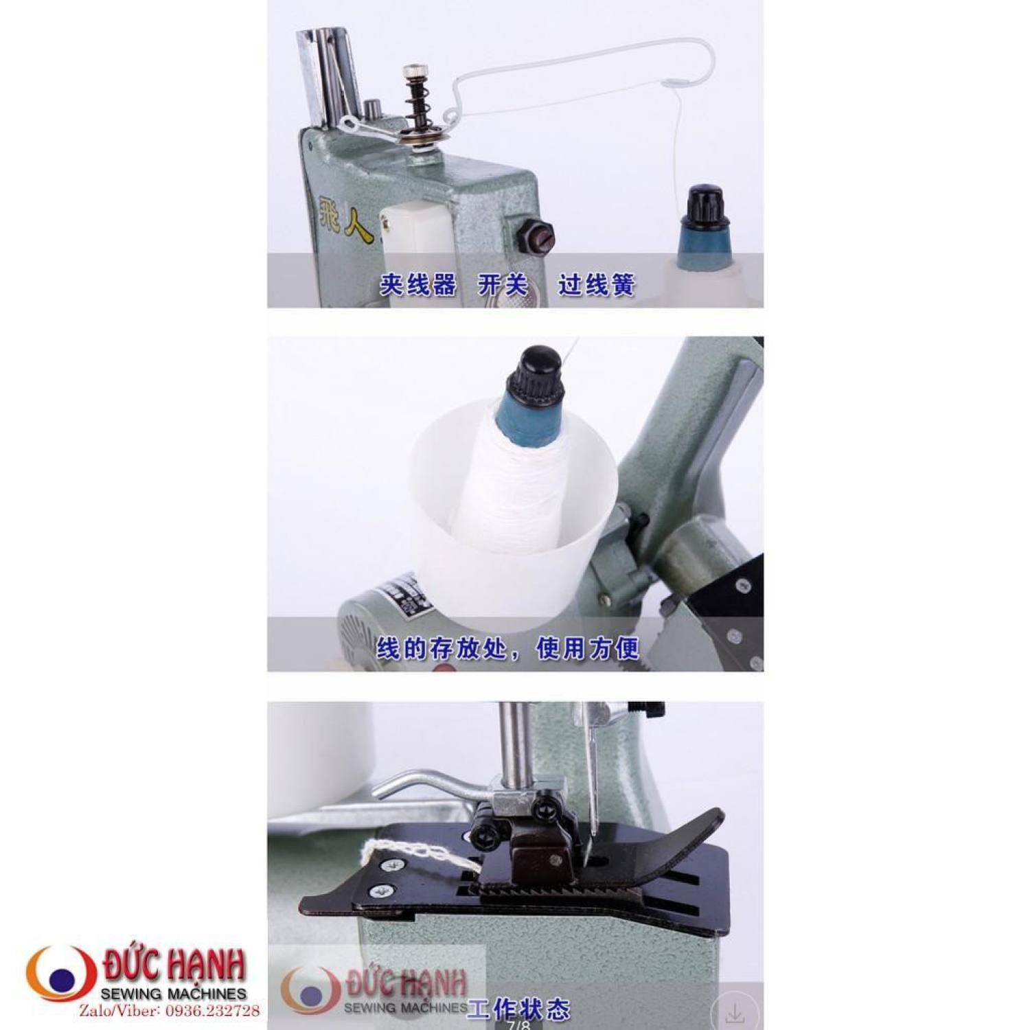 Máy may bao mini cầm tay GK9-2