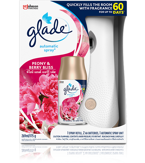COMBO Máy Xịt Thơm Phòng Tự Động GLADE 3in1 Thái Lan