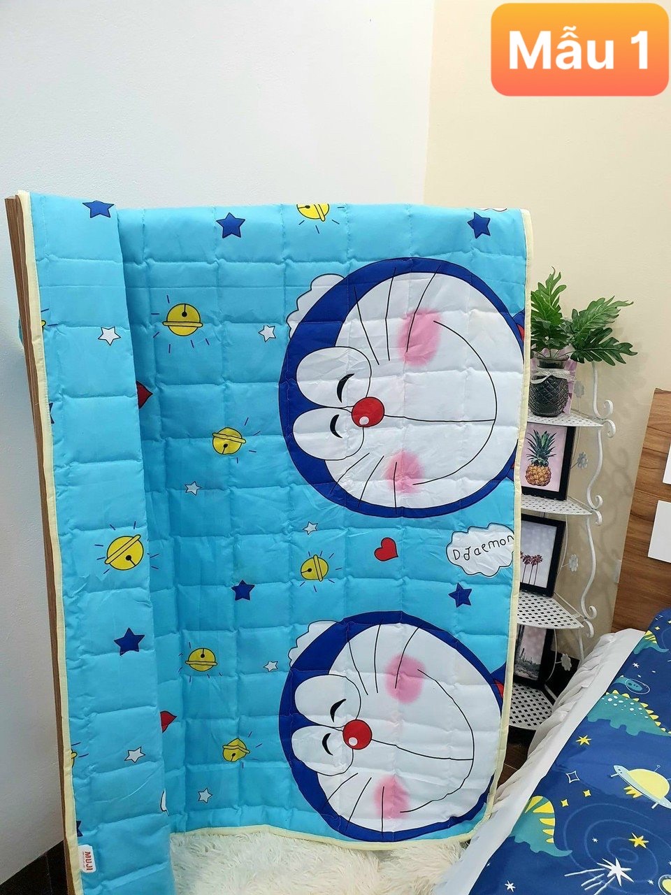 Chăn hè cho bé size 1mx1m5, chăn hè chần bông cho bé đi học