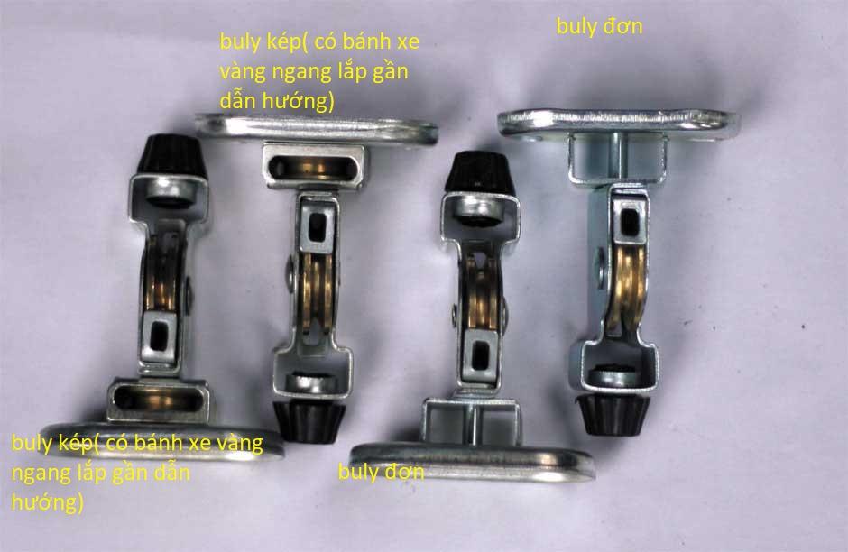Bộ pully và dẫn hướng cho giàn phơi thông minh