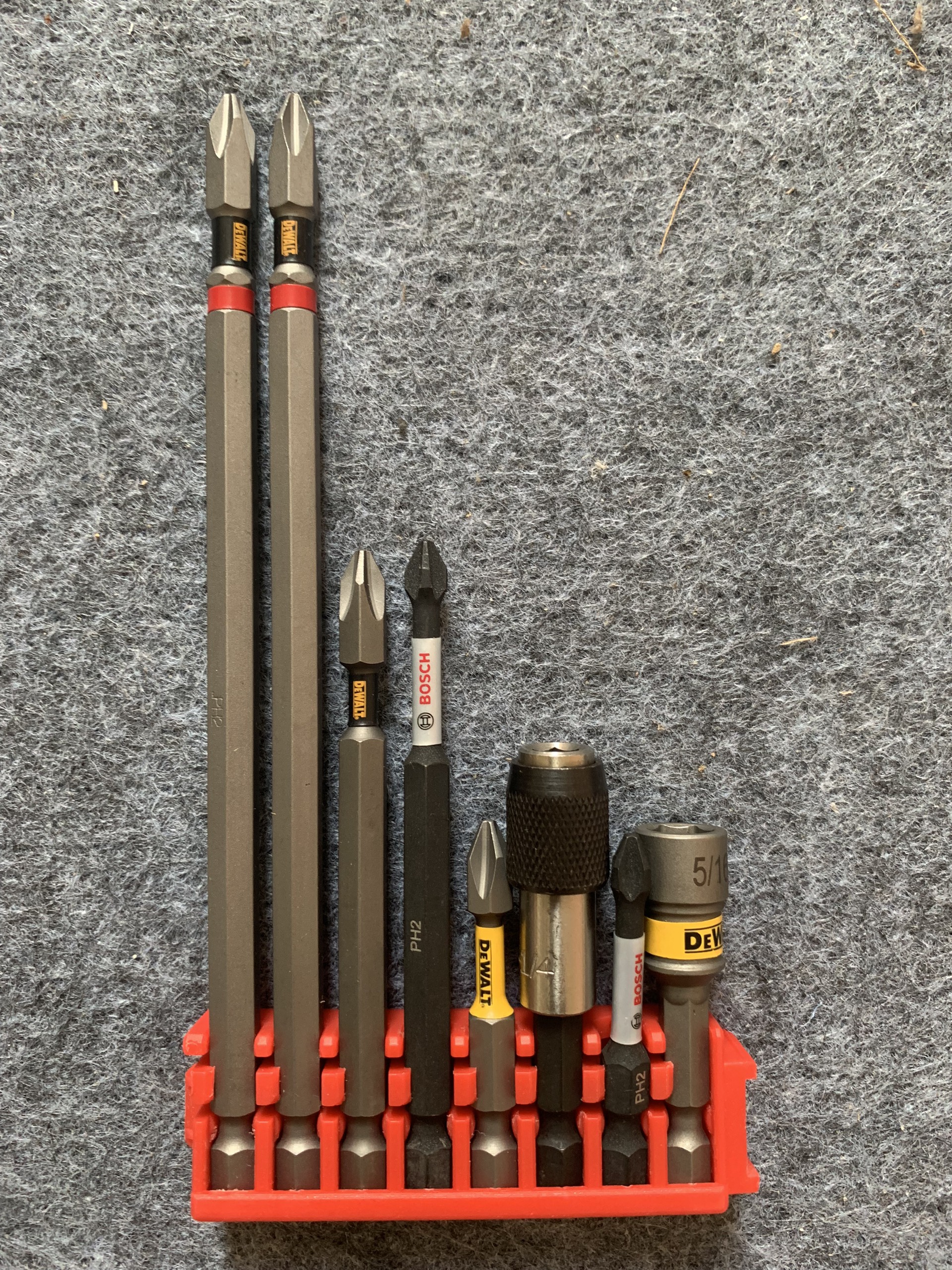 Mũi vít Dewalt , Đầu bắn tôn, Nối