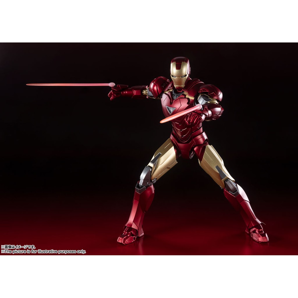 [HCM][Order báo giá] Mô hình chính hãng SHF: Iron man Mk6 (battle damaged)