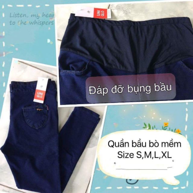 Quần bầu jean mềm