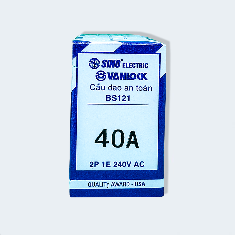 Cầu dao an toàn - CB Cóc Sino Vanlock 15A, 20A, 30A, 40A, cầu dao tự động ngắt Sino