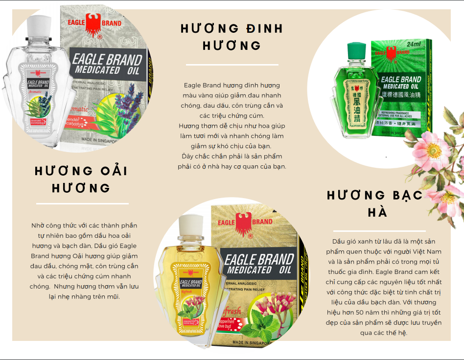 DẦU GIÓ XANH CON Ó 2 NẮP CỦA MỸ 24ml