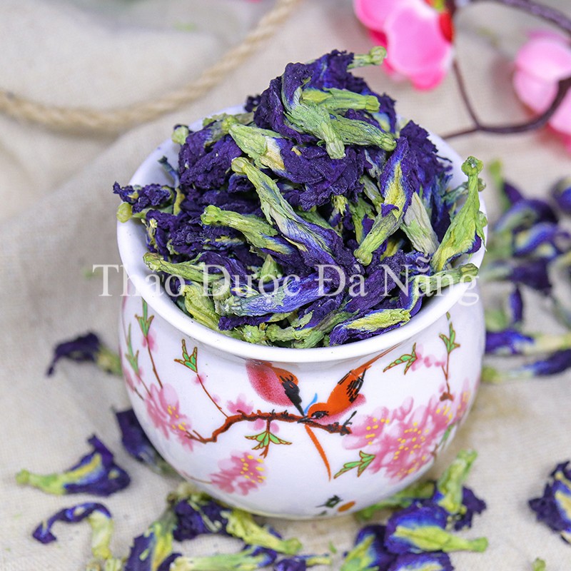 Hoa Đậu Biếc sấy khô Organic 100 gram. ( Giá Bán Buôn )