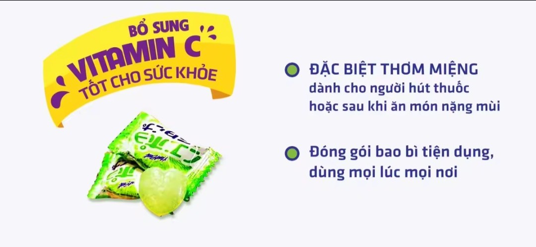 [120g] Kẹo Chanh Muối Thái Lan HartBeat Vitamin C