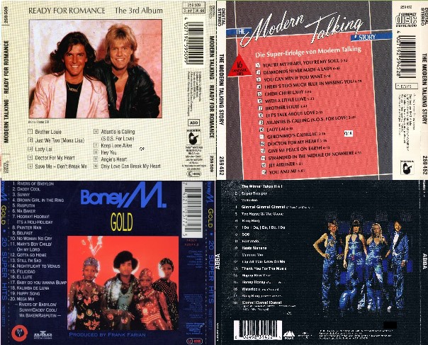 Bộ 4 Đĩa CD huyền thoại một thời