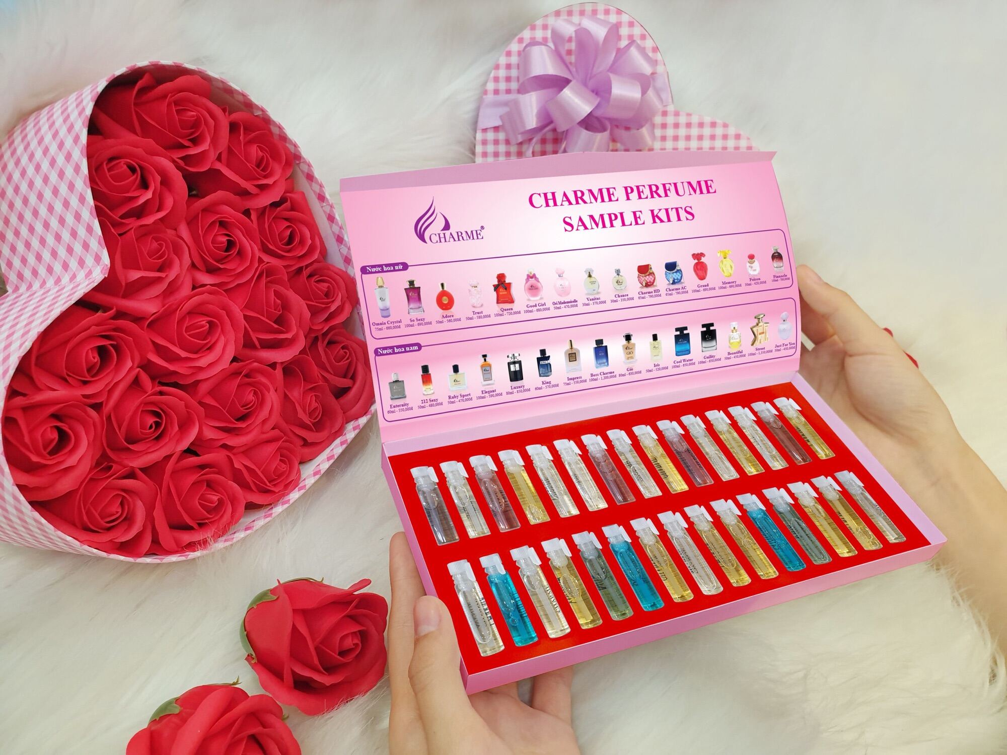 Bộ test nước hoa 30 mùi 1ml