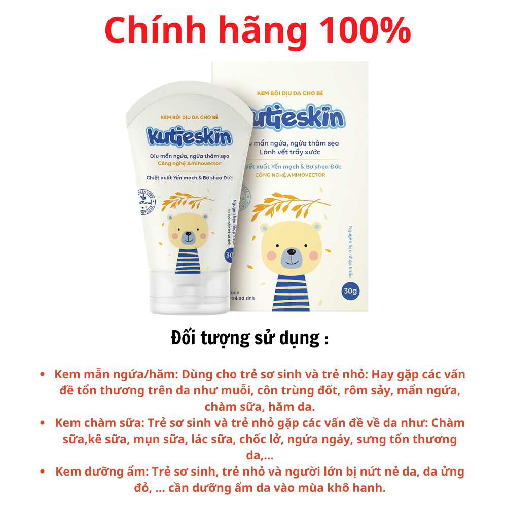[HCM]Kutieskin kem bôi da cho bé