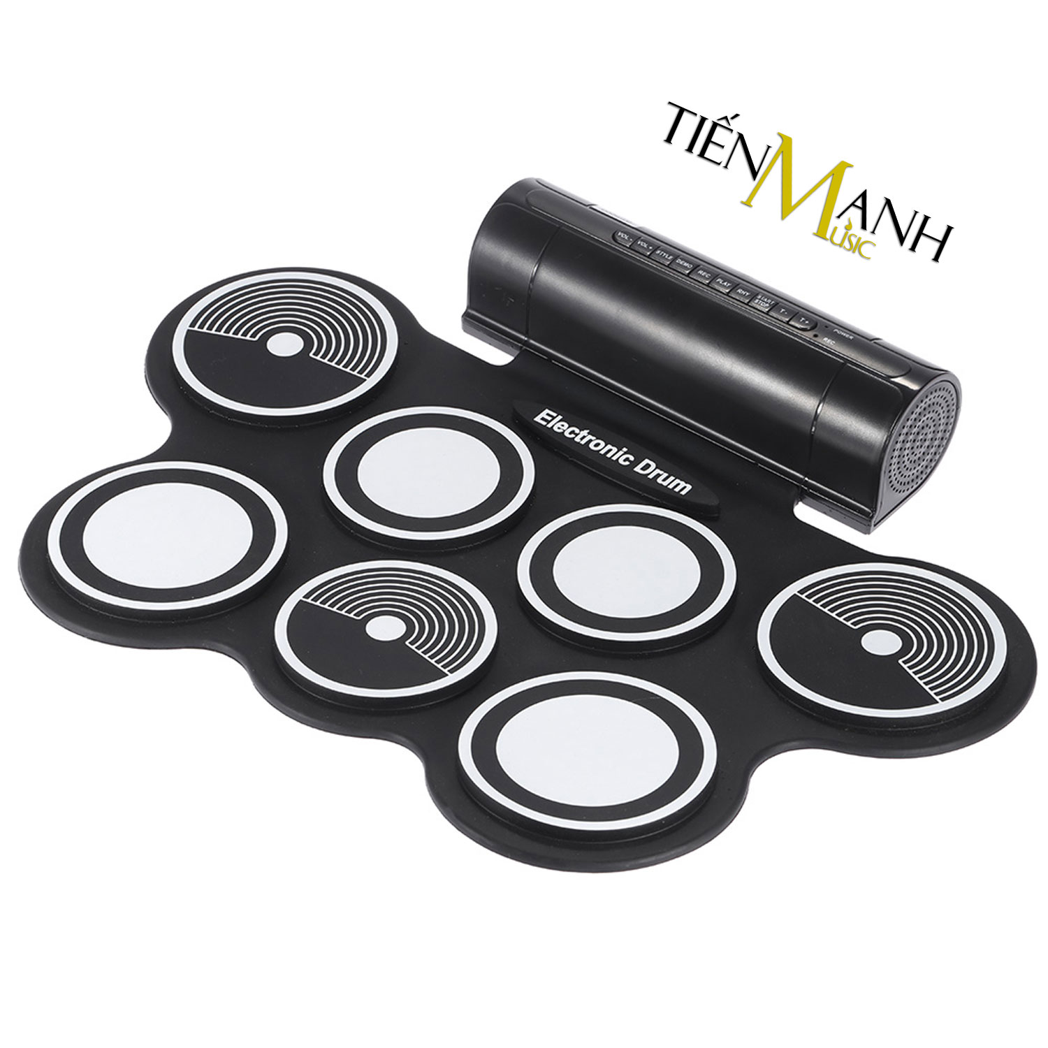 Bộ Trống điện tử 7 Mặt Konix W759 - Electronic Drum Kit Ultra Portable 7 Pad  Digital - Hãng Phân Phối Chính thức