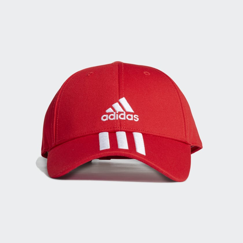 [CHÍNH HÃNG] Adidas TRAINING Baseball 3-Stripes Twill Cap - Red GM6269