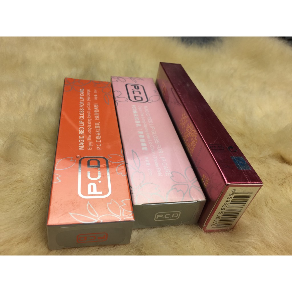 [HCM](3 tuýt cam đỏ ) Dưỡng môi Pcd kích màu Môi sau Phun Xăm