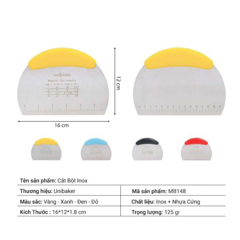 Cắt bột Unibaker MB148 (Giao màu ngẫu nhiên)