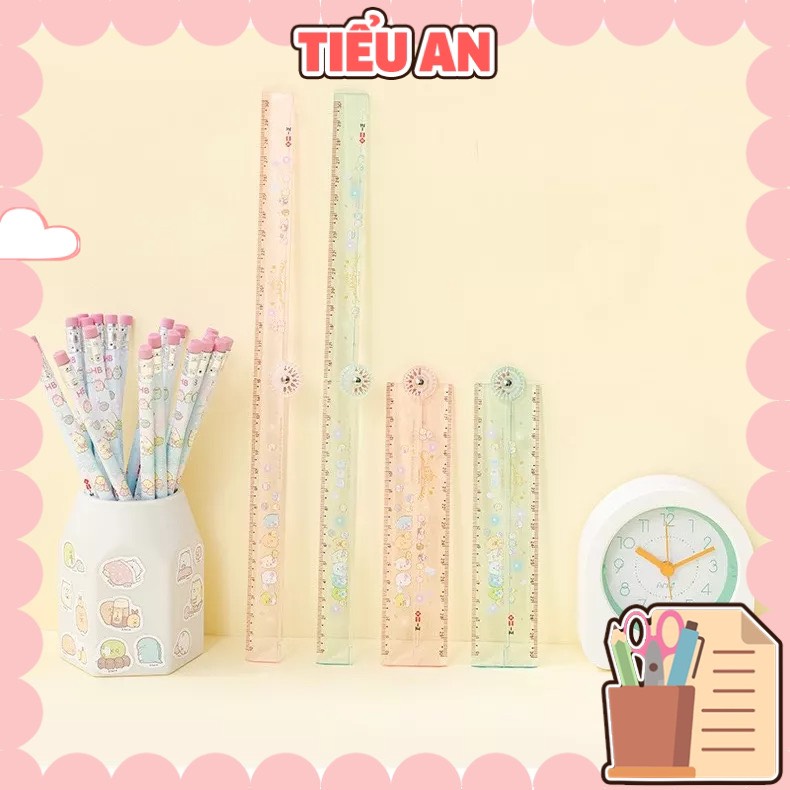 Thước gập nhựa - độ dài 30 cm - gọn nhẹ - dễ dàng sử dụng
