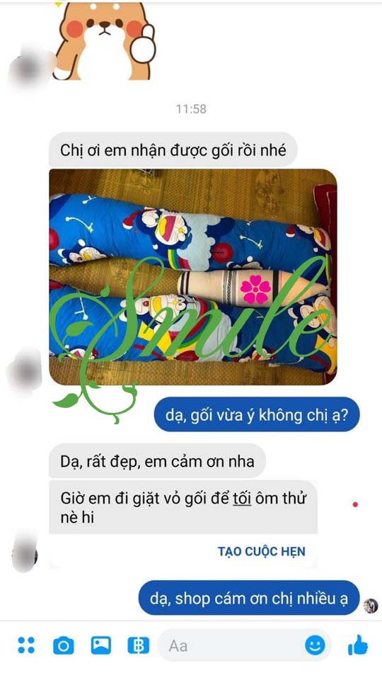Gối ôm bà bầu Smile - SU049