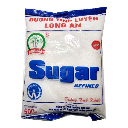 [HCM]Đường Tinh Luyện Long An 500g